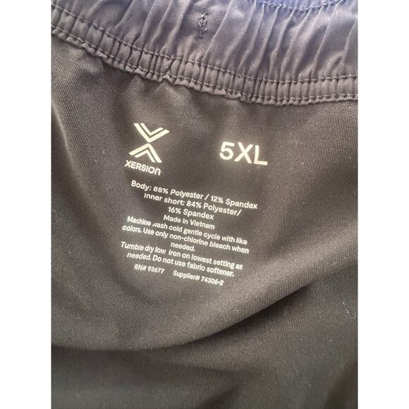 Xersion Mens 5XL Black Running Shorts - Picture 2 of 6